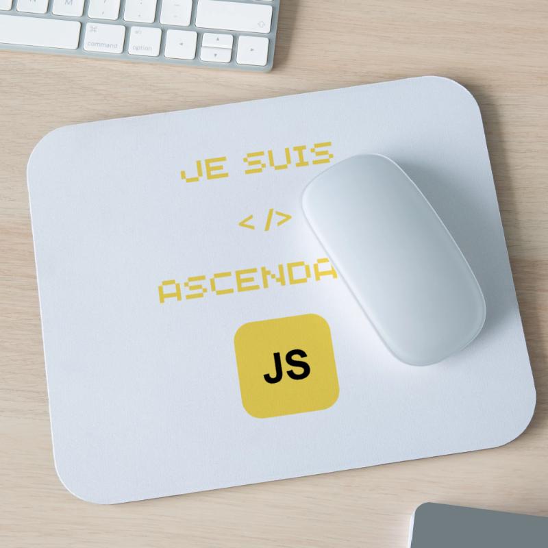 gift for JavaScript JS developer Mouse Pad (horizontal)