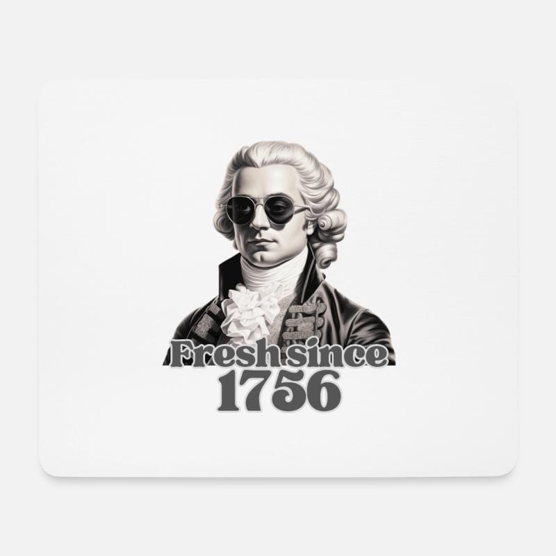 Fresh Mozart - Mouse Pad (horizontal) - white