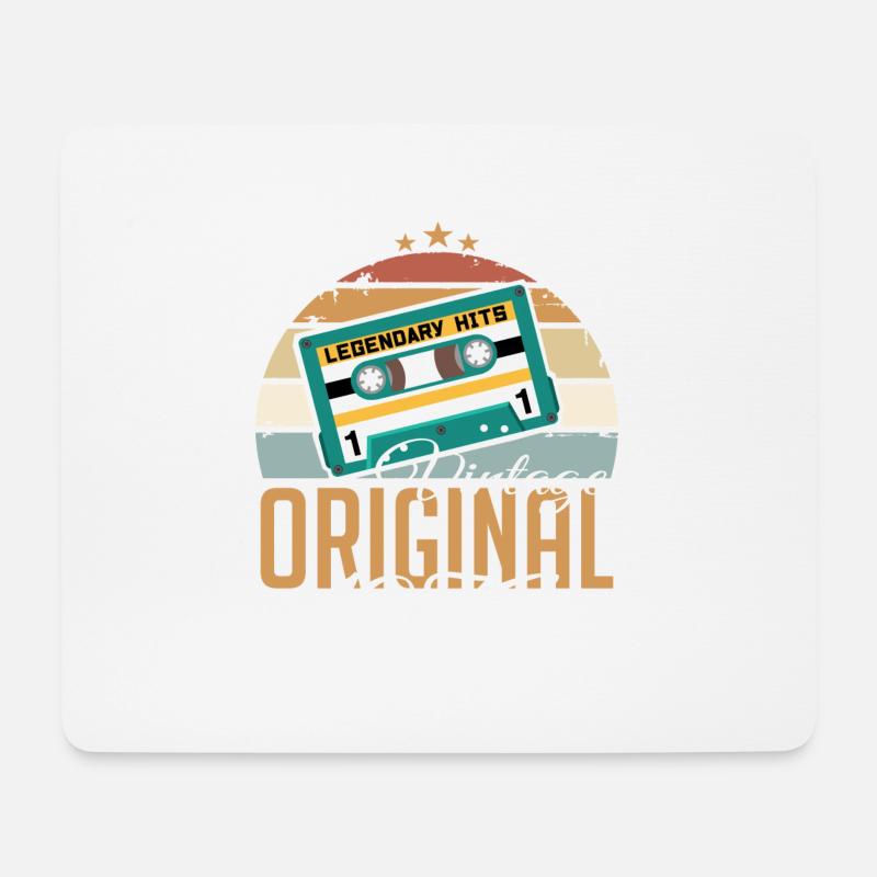 Jahrgang 1978 geboren Original 1978 Geburtstag - Mousepad (Querformat) - Weiß