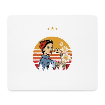 Retro Geburtsjahr 1952 Vintage Geburtstag 1952 - Mousepad (Querformat) - Weiß - Vorne