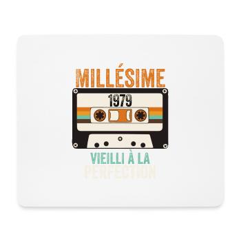 Millésime 1979 vieilli à la perfection - Tapis de souris (format paysage) - blanc - Devant