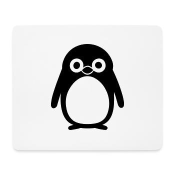 Pingouin - Tapis de souris (format paysage) - blanc - Devant