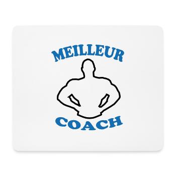 BESTER TRAINER 88 - Mousepad (Querformat) - Weiß - Vorne