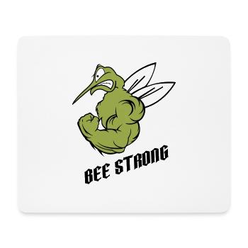 starke mücke biene - Mousepad (Querformat) - Weiß - Vorne