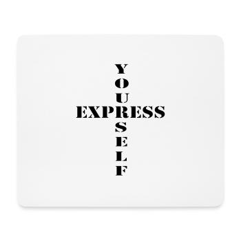 ExpressYourself - Mousepad (Querformat) - Weiß - Vorne