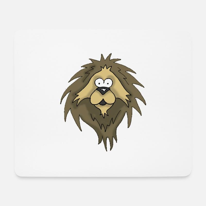 Lion - Mouse Pad (horizontal) - white