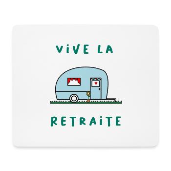 RUHESTAND. GLÜCKLICHER RUHESTAND. GLÜCKLICHER RUHESTAND - Mousepad (Querformat) - Weiß - Vorne