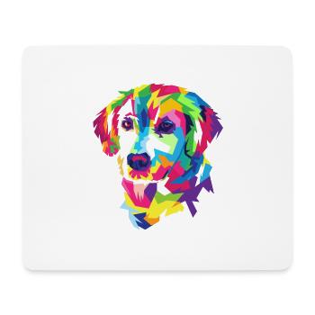 Chien de chien - Tapis de souris (format paysage) - blanc - Devant