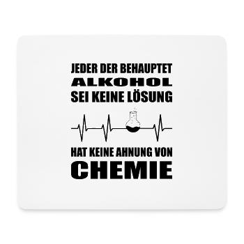 Chemie - Mousepad (Querformat) - Weiß - Vorne
