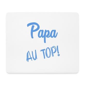 BONNE FÊTE PAPA. PAPA. FÊTE DES PÈRES - Tapis de souris (format paysage) - blanc - Devant