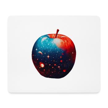 Galaxy dans une puissance à base de plante de pomme - Tapis de souris (format paysage) - blanc - Devant