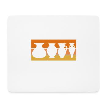 J peux pas j ai poterie - Tapis de souris (format paysage) - blanc - Devant