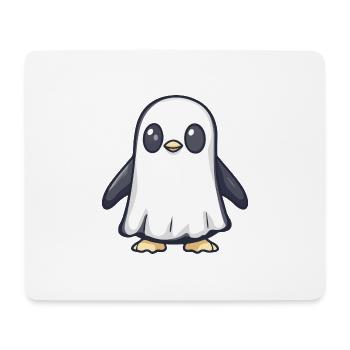 Pinguin Halloween Lustig Geist - Mousepad (Querformat) - Weiß - Vorne