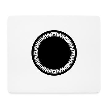 kreis antik 1 - Mousepad (Querformat) - Weiß - Vorne