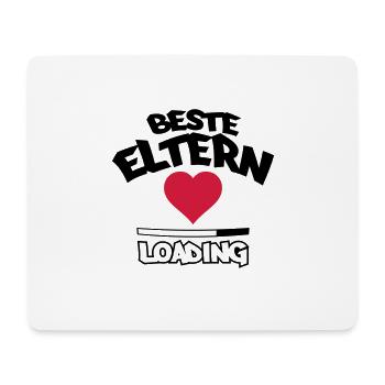 best parents loading 2 - Mousepad (Querformat) - Weiß - Vorne