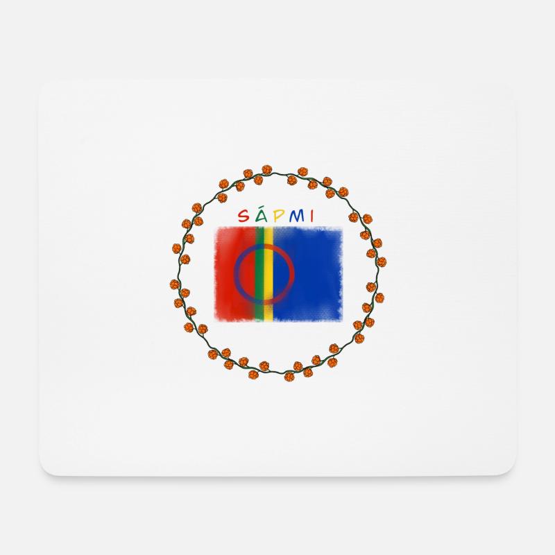 Sapmi - Mousepad (Querformat) - Weiß