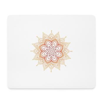 Mandala - Mousepad (Querformat) - Weiß - Vorne