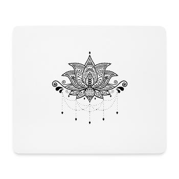Conception de mandala - Tapis de souris (format paysage) - blanc - Devant
