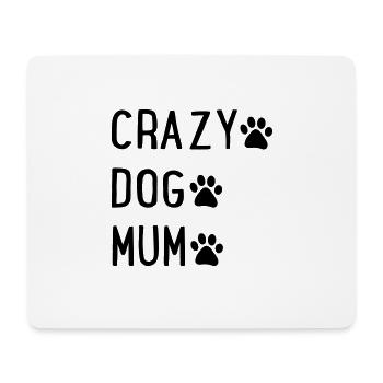 Maman de chiens - Tapis de souris (format paysage) - blanc - Devant