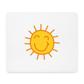Sonnenschein Comic - Mousepad (Querformat) - Weiß - Vorne