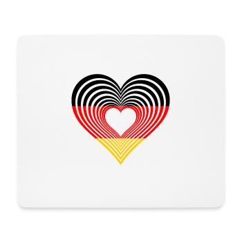 Deutschland - Mousepad (Querformat) - Weiß - Vorne