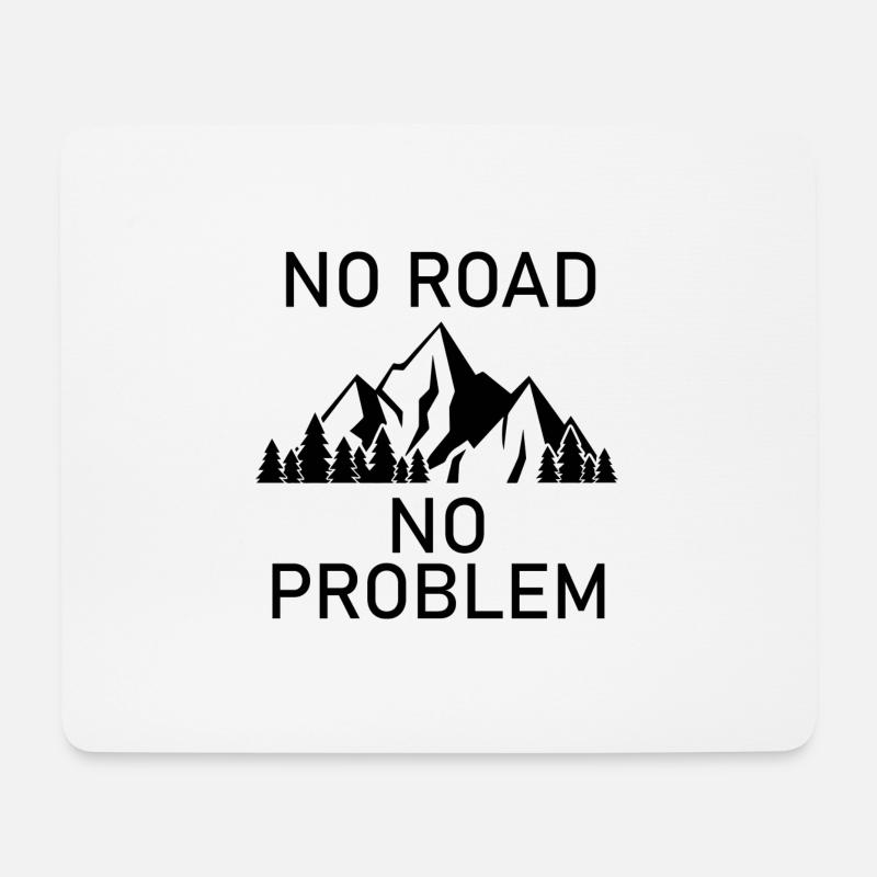 Bouldern Klettern Climbing - Mousepad (Querformat) - Weiß