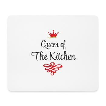 T-shirts amusants pour les femmes qui aiment cuisiner - Tapis de souris (format paysage) - blanc - Devant