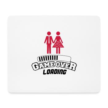 game over loading 2 - Mousepad (Querformat) - Weiß - Vorne