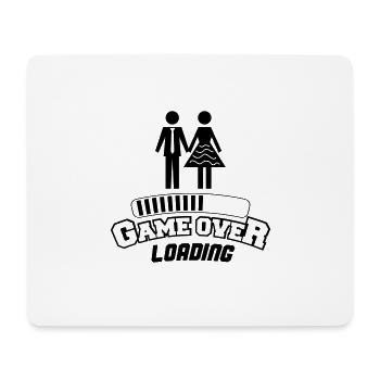 game over loading - Mousepad (Querformat) - Weiß - Vorne
