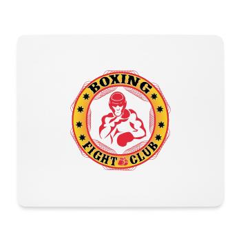 Conception de club de combat de boxe - Tapis de souris (format paysage) - blanc - Devant