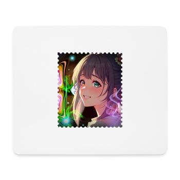 Magische Neontraumheldin - Mousepad (Querformat) - Weiß - Vorne