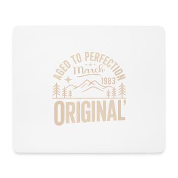 March 1983 – Legend of the Peaks and Mountains - Mouse Pad (horizontal) - white - Front