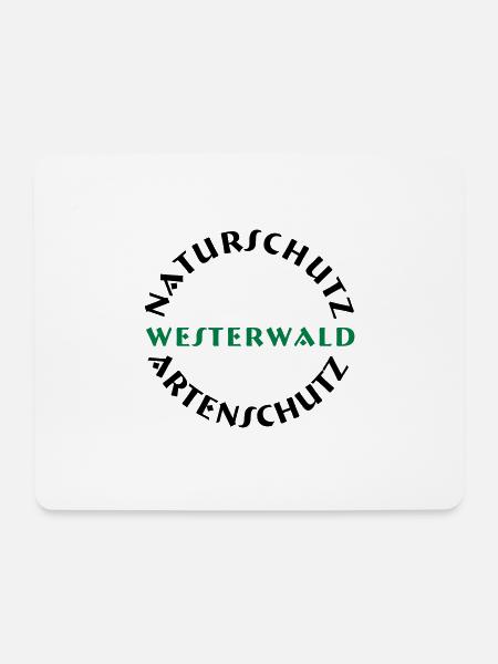 naturschutz westerwald - Mousepad (Querformat) - Weiß