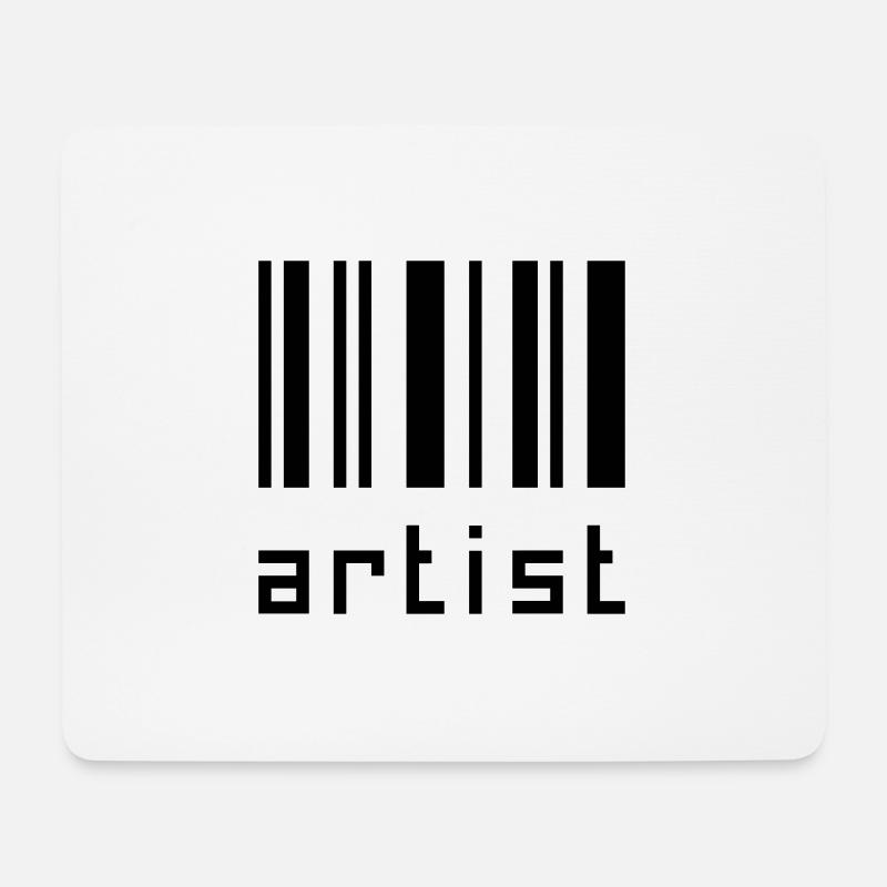 Künstler - Kunst - Mousepad (Querformat) - Weiß