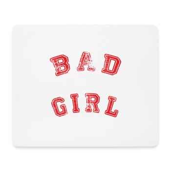 bad girl - Tapis de souris (format paysage) - blanc - Devant