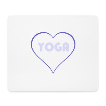yoga - Mousepad (Querformat) - Weiß - Vorne