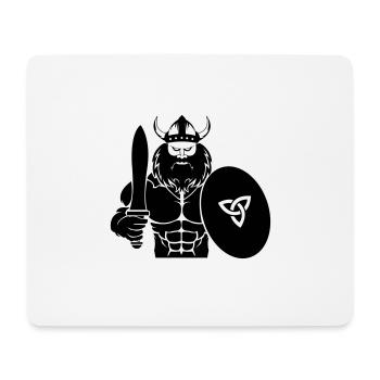 wikinger - Mousepad (Querformat) - Weiß - Vorne