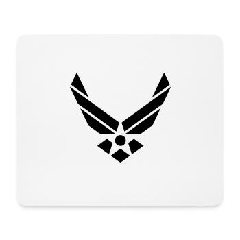 air force logo - Mouse Pad (horizontal) - white - Front