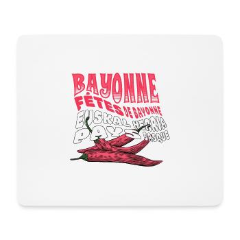 Bayonne France Basque Country Espelette - Mouse Pad (horizontal) - white - Front
