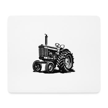 Traktor / Landwirtschaft / Bauer / Feldarbeit - Mousepad (Querformat) - Weiß - Vorne