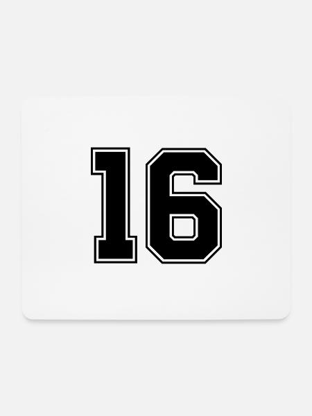 16 - Mouse Pad (horizontal) - white