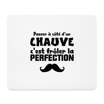 PASSER à Côté D'UN CHAUVE - Tapis de souris (format paysage) - blanc - Devant
