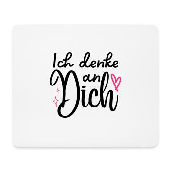 "Ich denke an Dich" Motiv,Valentinstagsgeschenk - Mousepad (Querformat) - Weiß - Vorne