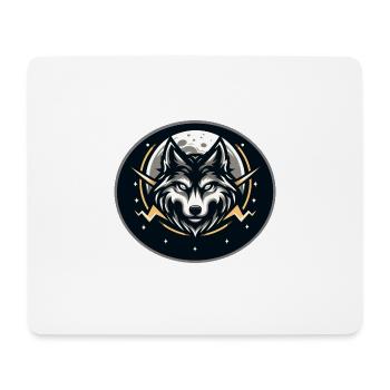 Wolf8 - Mouse Pad (horizontal) - white - Front