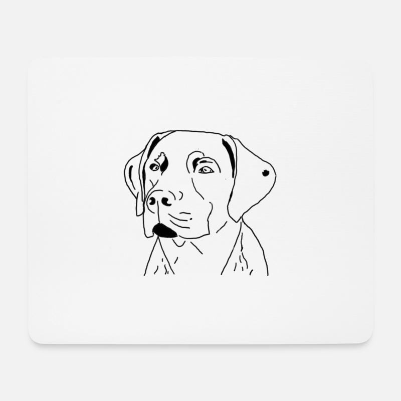 Labrador - Mouse Pad (horizontal) - white