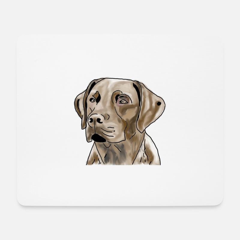 Labrador - Mouse Pad (horizontal) - white