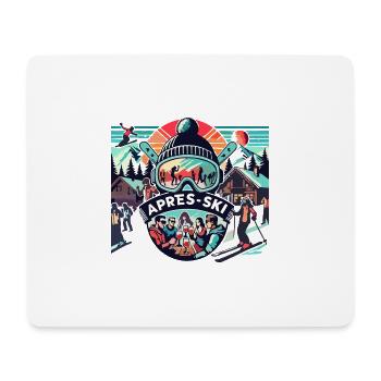 Après-ski - Mouse Pad (horizontal) - white - Front
