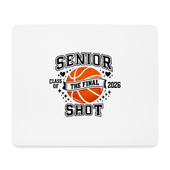 Senior 2026 Basketball – Die letzte Wurfklasse - Mousepad (Querformat) - Weiß - Vorne