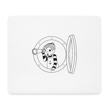 sailor the son - Mouse Pad (horizontal) - white - Front