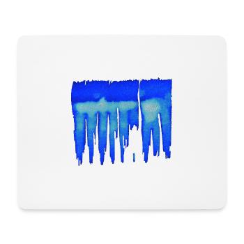 Abstract - Blue Background - Mouse Pad (horizontal) - white - Front